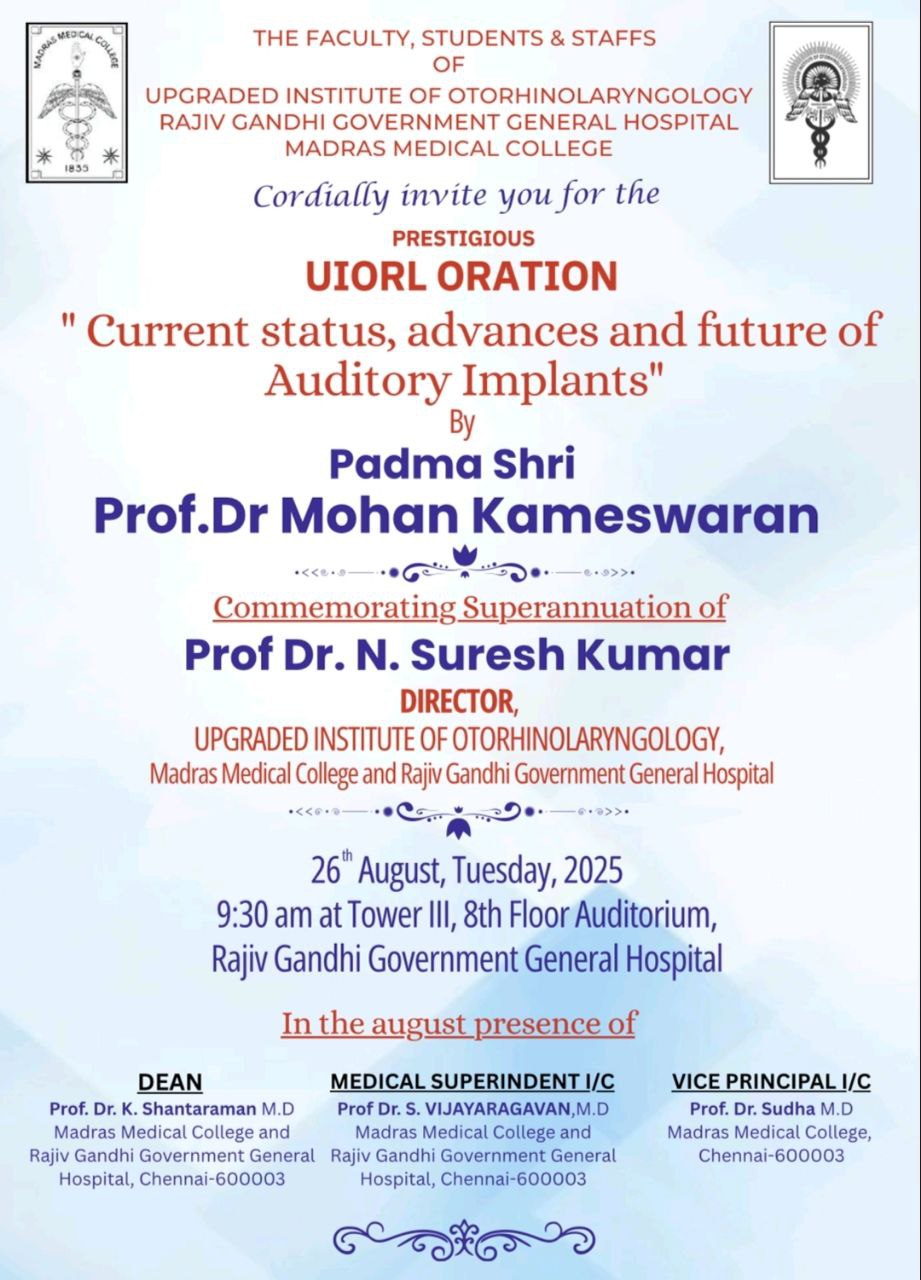 Padma Shri Prof. Dr. Mohan Kameswaran