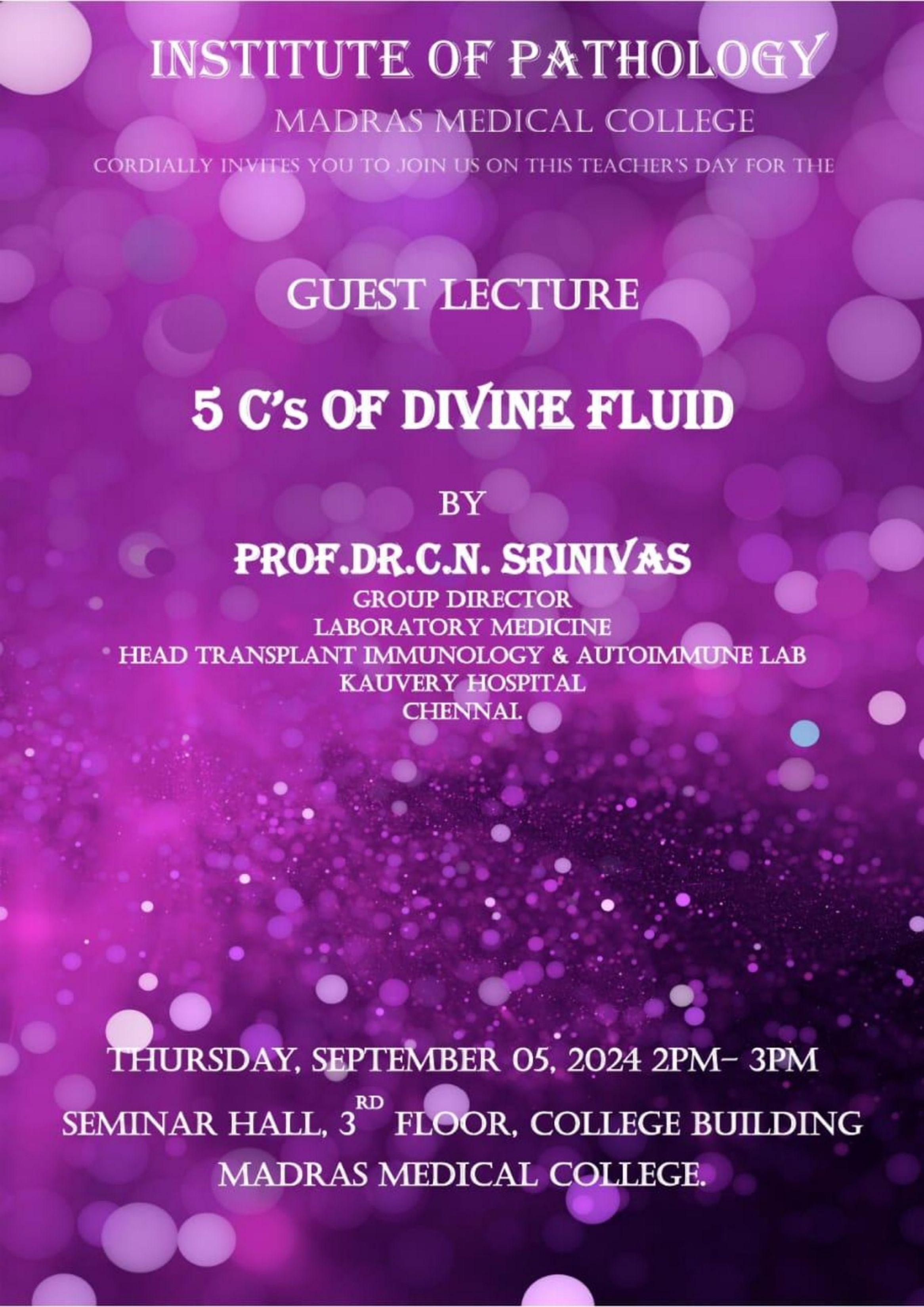 5 'C s Of DIvine Fluid